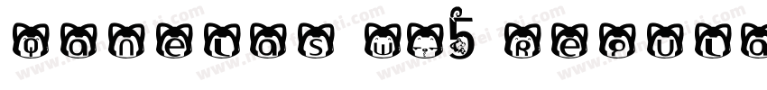 Qanelas W05 Regular 语言英文字体转换